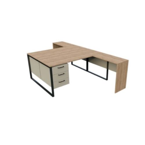 Kirjutuslauad, metallraamidel lauad, sahtliboksid