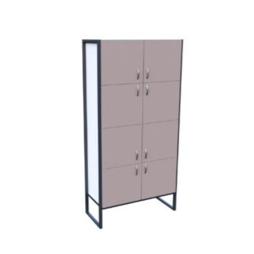 Erinevad kapid, riiulid ja koristaja kapid